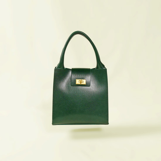 TIDEWAY MOSS METAL TWIST TOTE