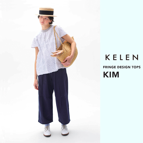 KELEN フリンジデザイントップス KIM